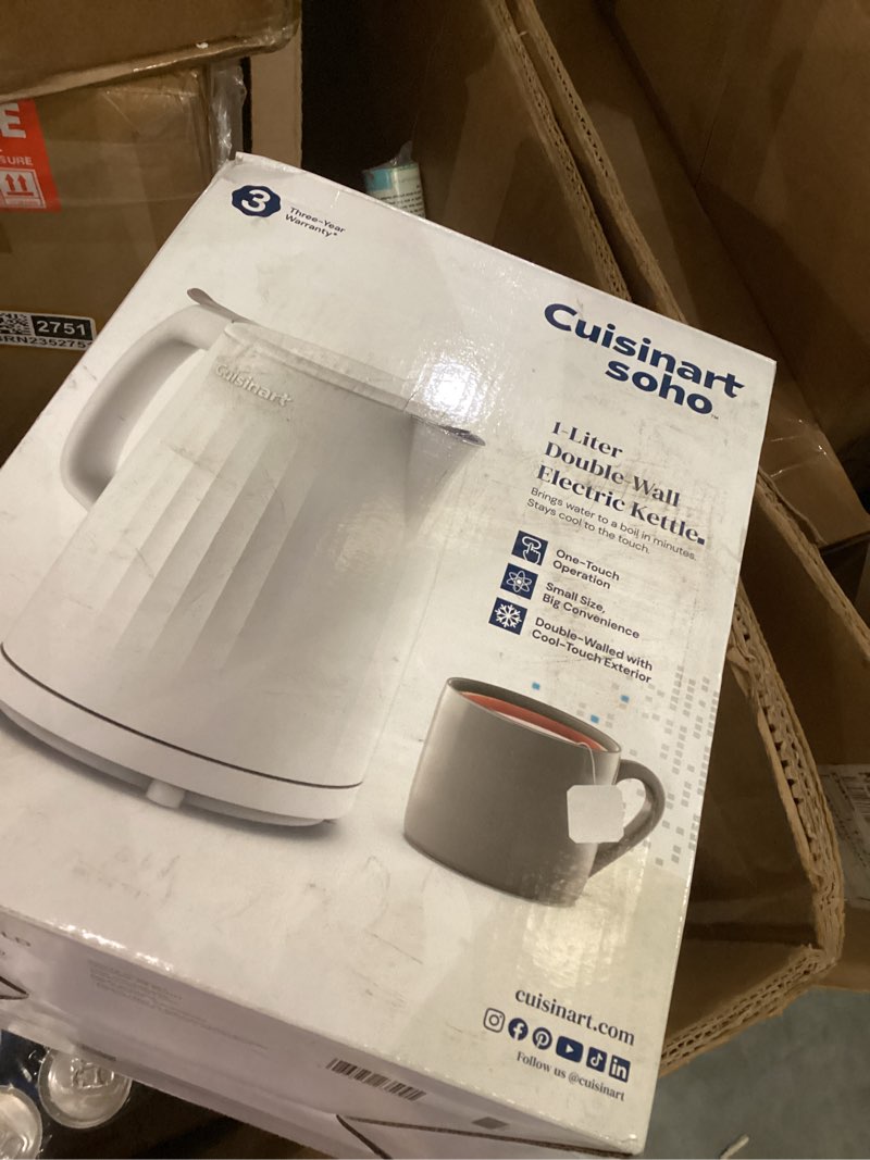 Condition photo showing Good Condition for Cuisinart® Soho™ 1-Liter Double-Wall Electric Kettle, Truffle