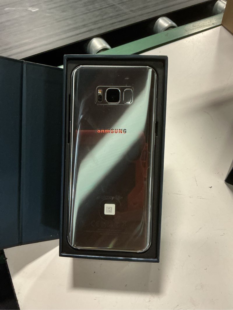 Condition photo showing Good Condition for samsung galaxy s8+, 6.2" 64gb (verizon wireless) - arctic silver arctic silver 64 gb.   ***working condition verified. no network or connectivity tests were performed. bidder be advised ***