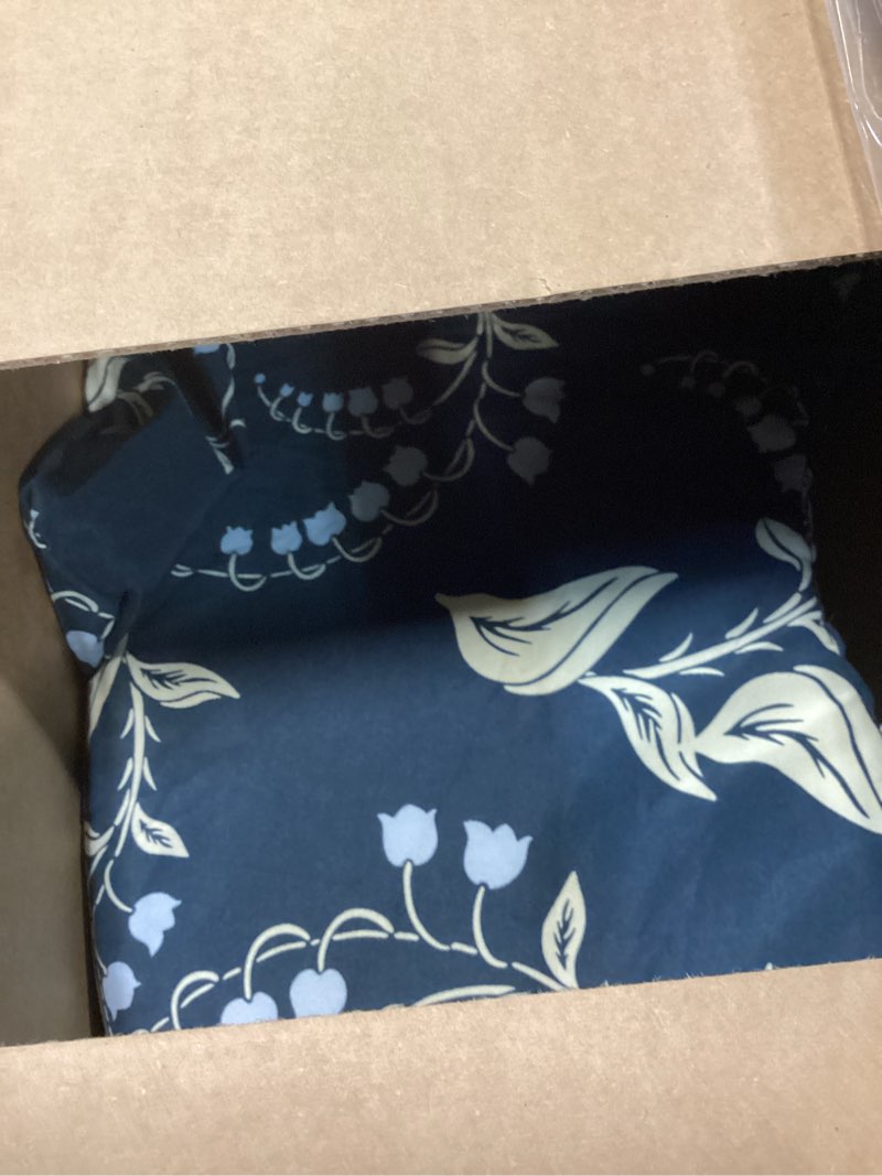 Condition photo showing As Is for my brest friend original nursing pillow enhanced ergonomics essential breastfeeding pillow support for mom & baby w/ convenient side pocket, double straps & slipcover, navy bluebells