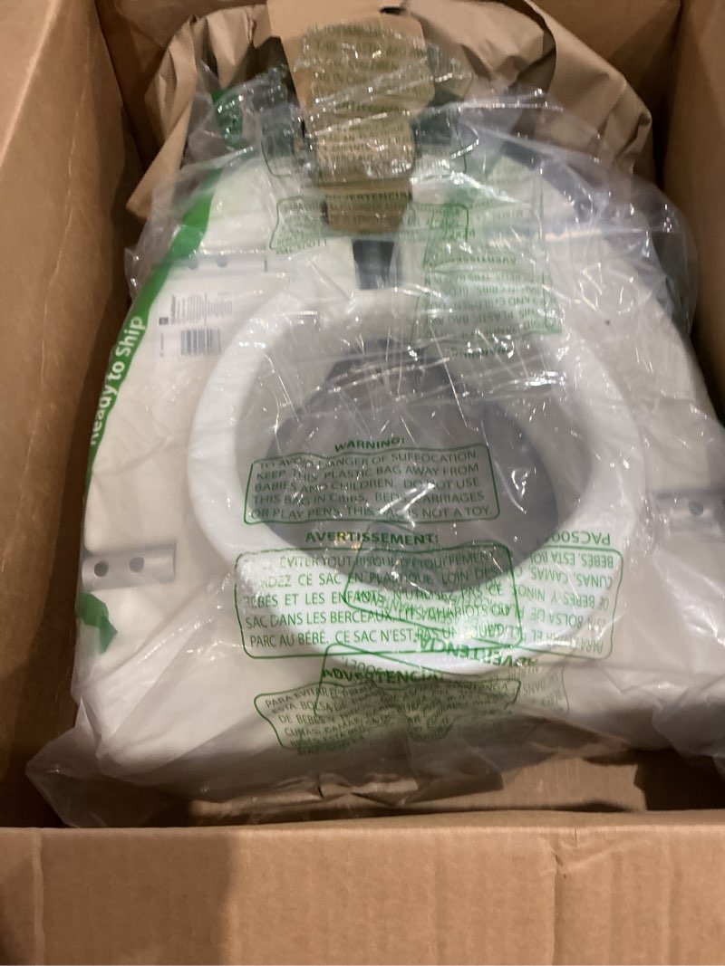Condition photo showing New/Like New for medline 5  elongated raised toilet seat  with lock and removable padded arms