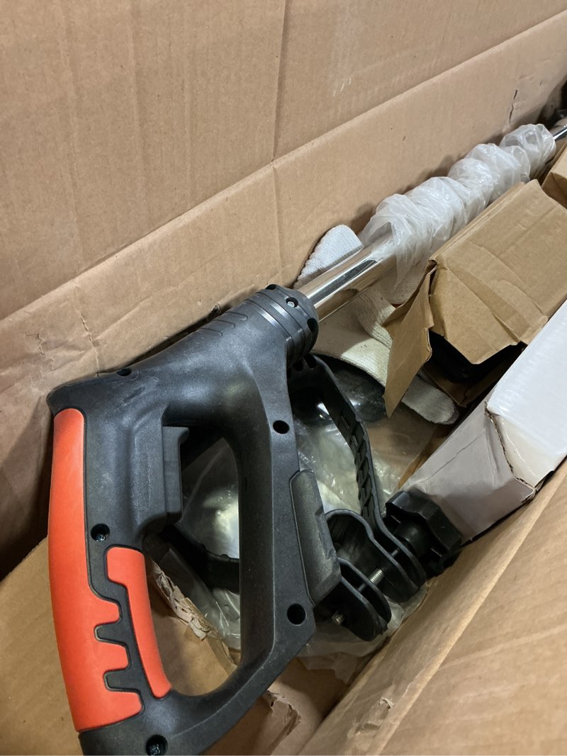 Condition photo showing Good Condition for cordless weed wacker electric weed eater grass trimmer with 2pcs 36v/ 3000ah battery, portable brush cutter edger lawn tool, lightweight string trimmer, 10 blades, for garden & yard