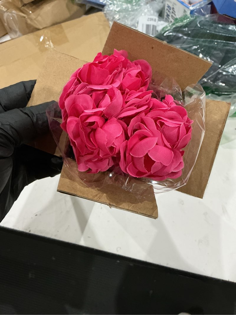 Condition photo showing Good Condition for cityes 3 pcs artificial geraniums flowers silk geraniums for outdoors uv resistant rose red artificial geranium bush faux flowers plant for planter garden home decor patio vase table centerpiece