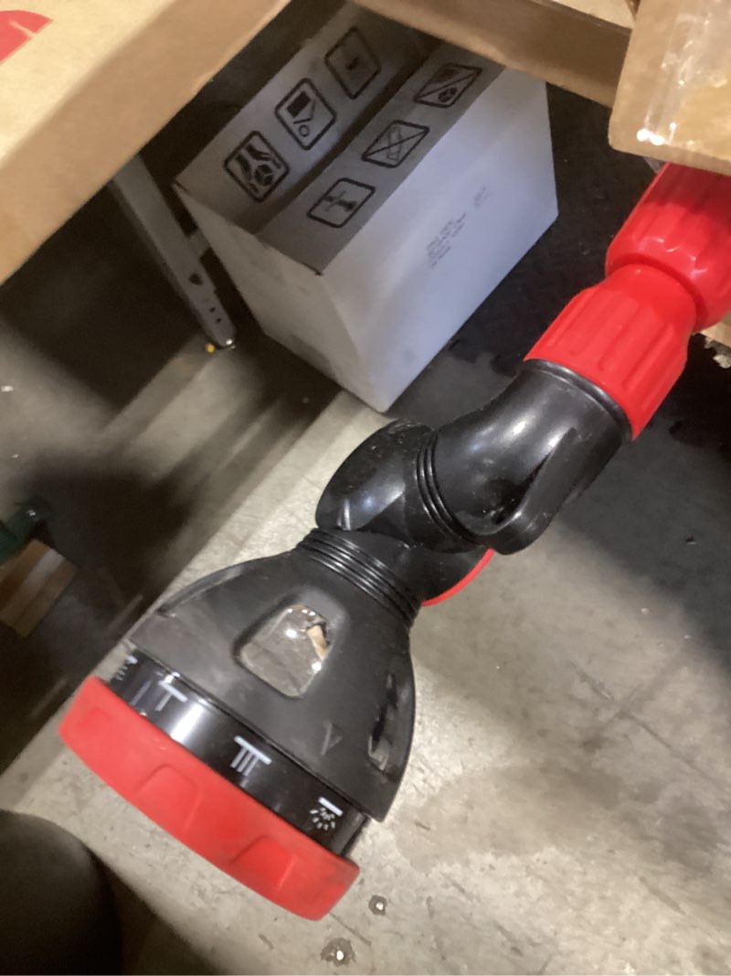 Condition photo showing Good Condition for chapin international 4673 10 pattern rotatable nozzle and 39 to 56 inches extension telescoping watering wand, black/red, 39-56 inches