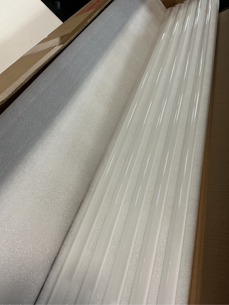 Condition photo showing Good Condition for f32t8/841 32w 48 inch t8 fluorescent tube light bulb, t8 fluorescent bulbs 4 foot, 4ft light bulb, 4100k cool white, 2850 lumens, g13 medium bi-pin base,10 pack