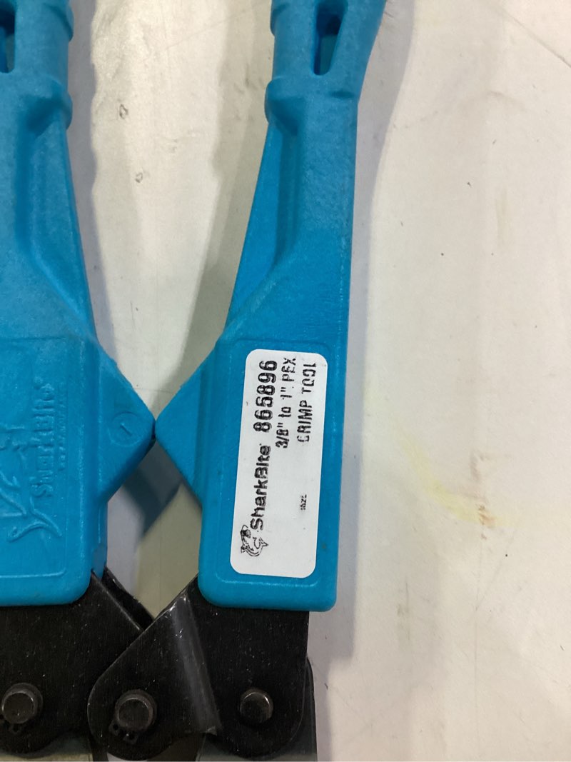 Condition photo showing As Is for SharkBite 23251Z PEX Crimp Tool 1/2 Inch-3/4 Inch, Push-to-Connect, Copper, CPVC similar size different 