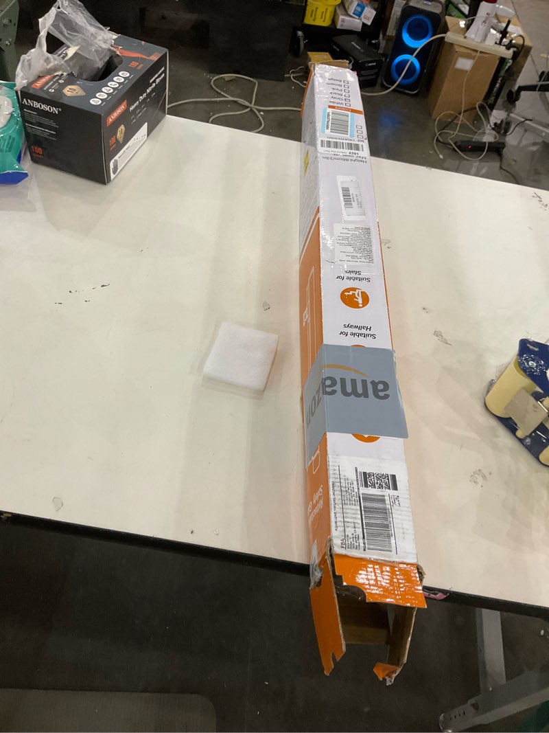 Retractable Baby Gate for Stairs & Doorways, 55" Wide x 33.6" Tall Easy Installation Mesh Dog Gate f