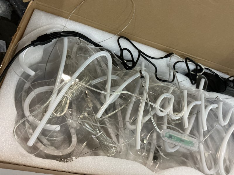 Condition photo showing Good Condition for Super Large Neon Signs Will You Marry Me for Wedding Proposal Marry Me Sign Led Neon Light Sign Decor for Engagement Birthday Party Bar Bedroom Wall Art for Wife 80.1X12.4INCH Super Large Will You Marry Me