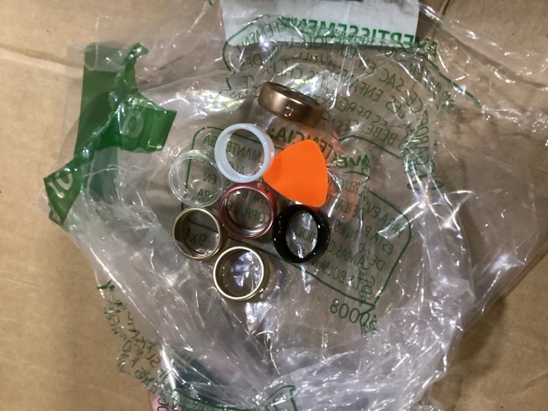 Condition photo showing Good Condition for 8 Pack Cover Compatible with Oura Ring Gen 4/Oura Ring Gen 3 Horizon/Heritage,Charging Derectly,Matte Texture Wear-Resistant Anti-Scratch TPU Protector for Oura Rings Women Men?A,Size 8 Gold+Silver+RD+Pink+CG+Clear+Black+White Size 8