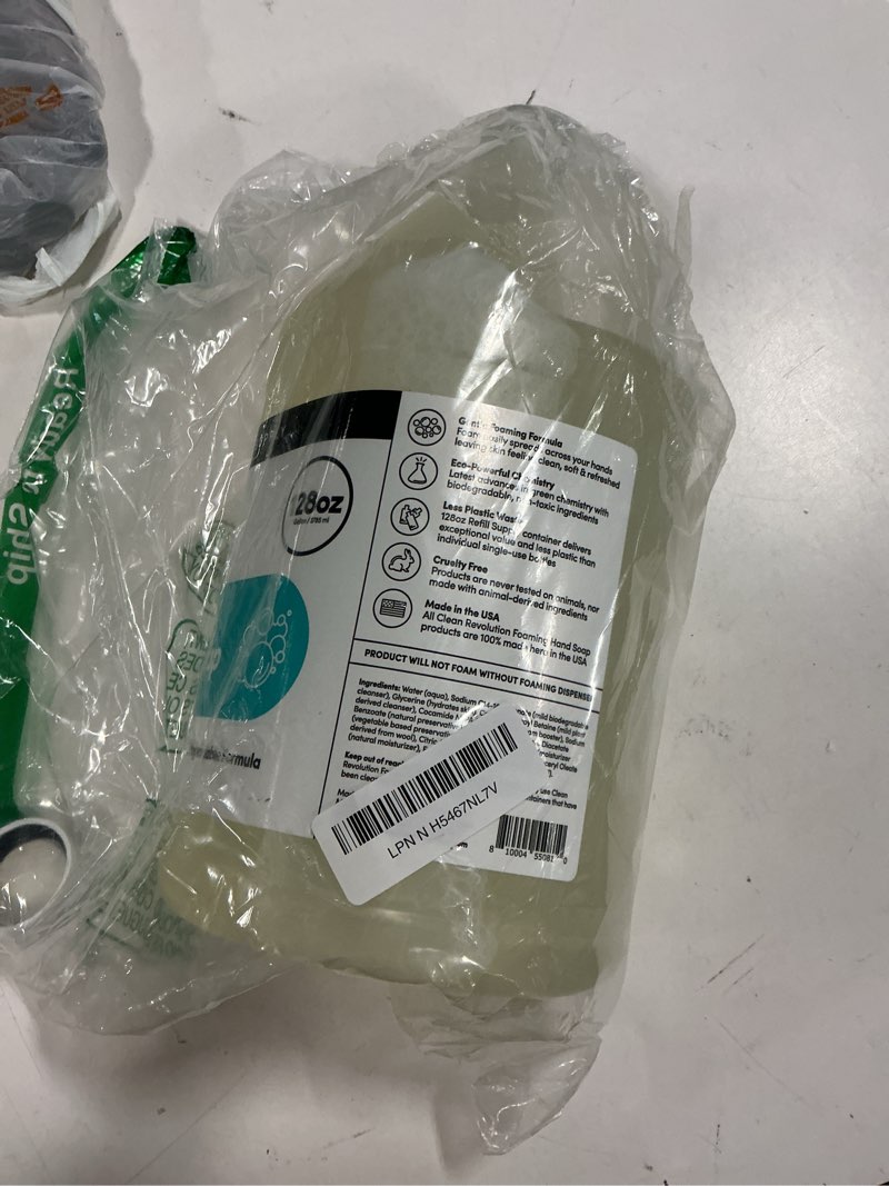 Condition photo showing New/Like New for Clean Revolution Foaming Hand Soap Refill Supply Container, Ready to Use Formula, Spring Air Fragrance, Gluten Free, 128 Fl. Oz 128 Fl Oz (Pack of 1) FOAM - Spring Air