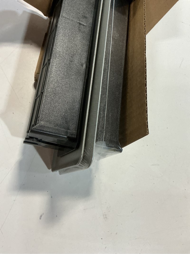 Condition photo showing New/Like New for 3 pack floor register 2x14 inches - heavy duty walkable steel decorative vent covers for home floor air floor vents register easy adjust air flow with scratch resistant finish 2'' x 14''-3p-sl