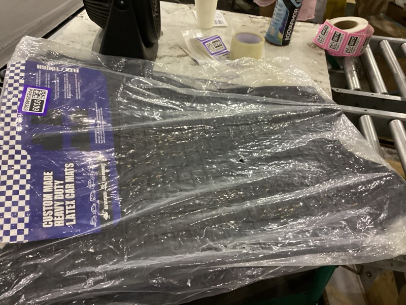 Custom heavy duty latex car mats