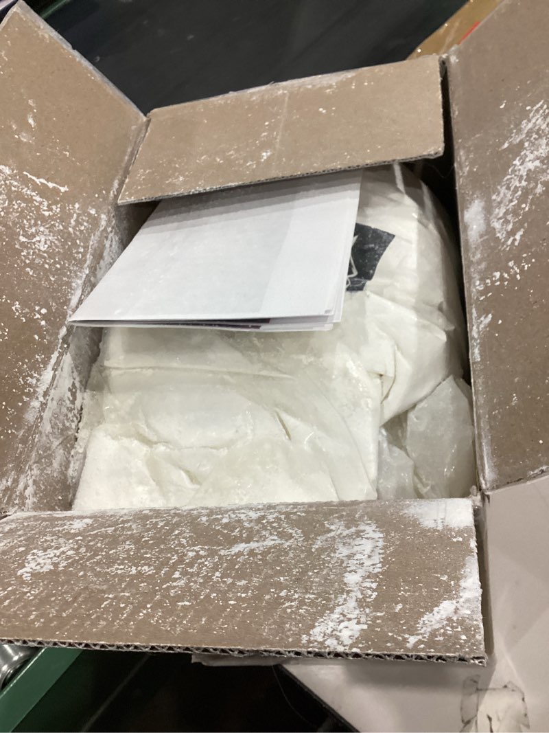 Condition photo showing As Is for Primo Chalk Resealable Bucket: Loose Chalk for Weightlifting, Rock Climbing, & Gymnastics, Made in The USA, Chalk Ball Refill for Superior Grip 5 lbs. Refill Bag