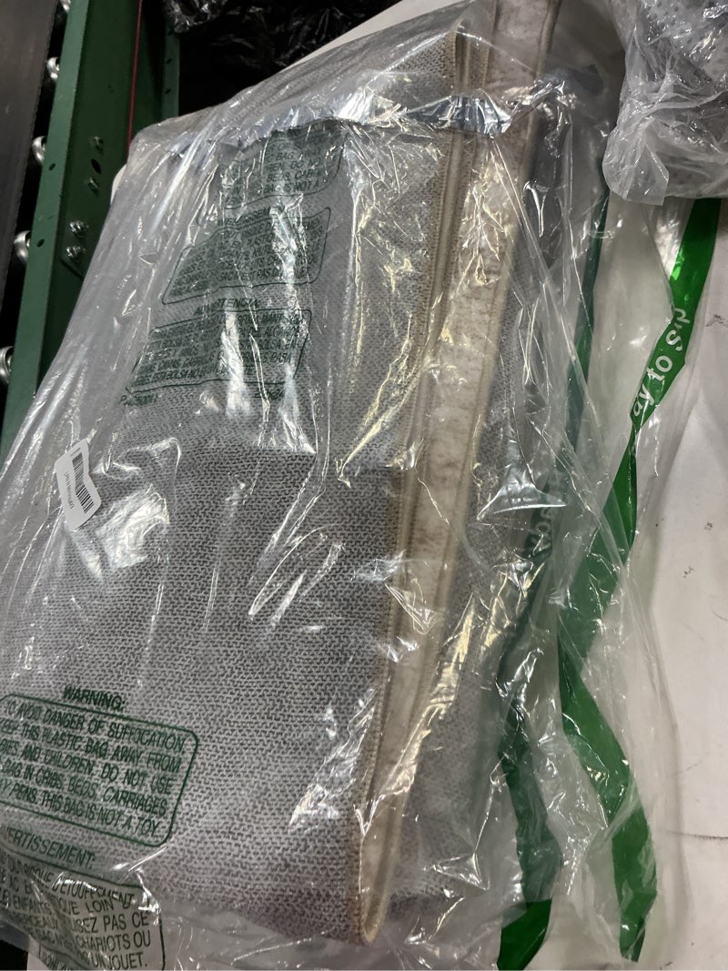 Condition photo showing Good Condition for large area rugs for living room 5x7, machine washable rugs with non slip backing modern neutral abstract rugs stain resistant distressed vintage carpets for home office decor (5x7 beige) beige 5'x7' (rectangular)