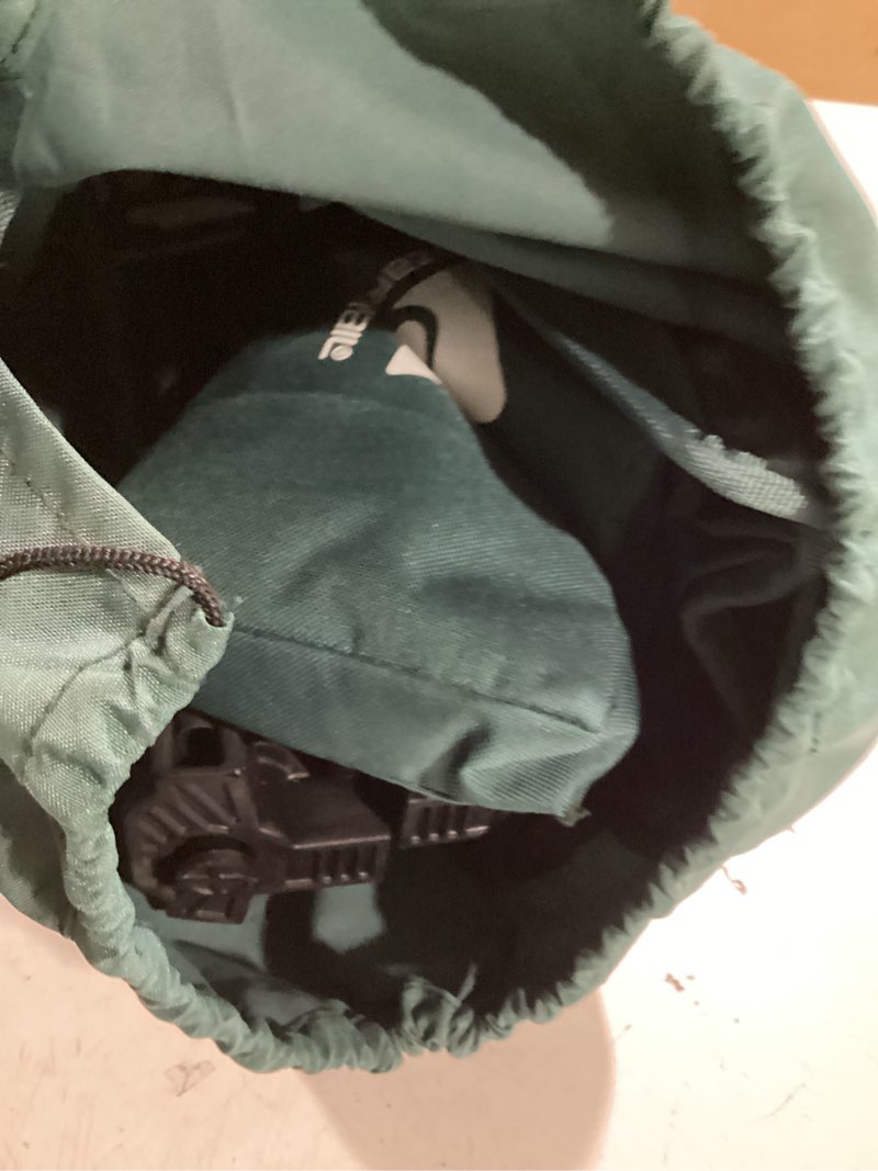 Condition photo showing Good Condition for ozark trail swing hammock chair with built-in pillow, green current price is 