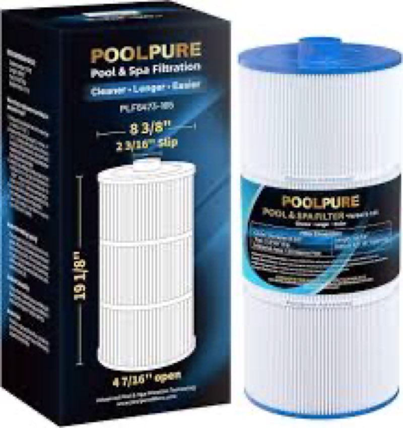 POOLPURE 6473-165 Spa Filter Replaces Sundance 6473-165 (Only Outer Filter), AK-6473165, UFC-165, Su