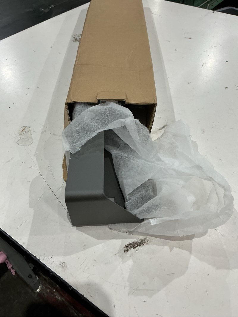 Condition photo showing Good Condition for color differs from stock  photo. grey. zonon 2 set 19 inch tip out tray for front sink drawer with hinges and mounting plate includes screws and no-drill adhesive, metal pull out storage organizer for kitchen bathroom cabinet matte gray 19? x 2? x 3? 2