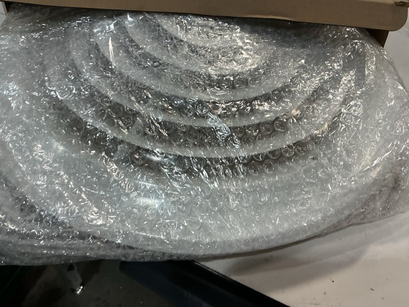 Condition photo showing New/Like New for therwen 1 set 12 inch round vent cover ceiling diffuser hvac vent duct cover replacement with steel butterfly damper fitting in 12 inch duct, outer dimensions: 15-15/16" 12 inch white and black 1
