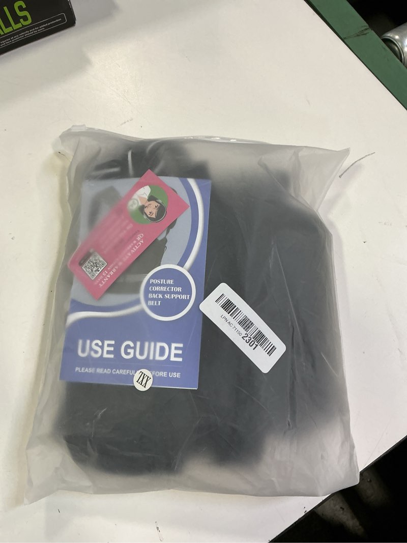 Condition photo showing New/Like New for (XXL) Back Brace Posture Corrector for Women and Men Upgraded Back Brace Adjustable Full Back Support, Shoulder Straightener, Neck, Upper and Lower Back Pain Relief- Scoliosis, Hunchback, Hump, Corrector