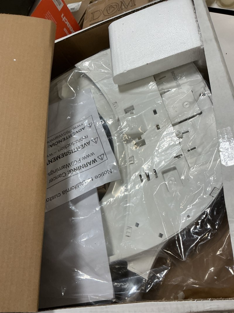 Condition photo showing As Is for Kohler PureWash M300 Manual Elongated Bidet Toilet Seat, Chrome Handle, Quiet-Close Lid Prevents Slamming, Toilet Bidet, Easy Installation with Quick-Release Hinges, Self-Cleaning Wand
