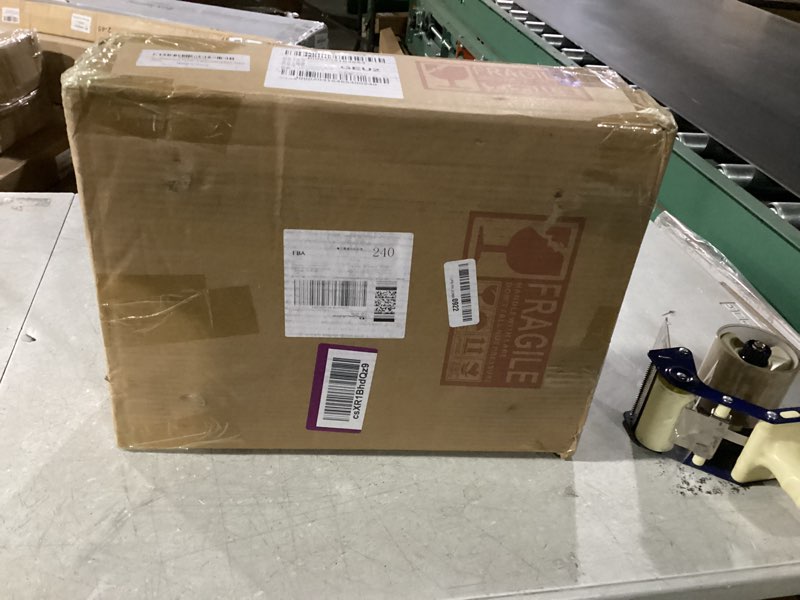 Condition photo showing New/Like New for Flip Top Record Player Stand, Large Record Player Table with Open Storage Holds up to 150+ Albums, Mid Century Turntable Stand, Stereo Cabinet for Speakers, for Living Room, Bedroom, Rustic