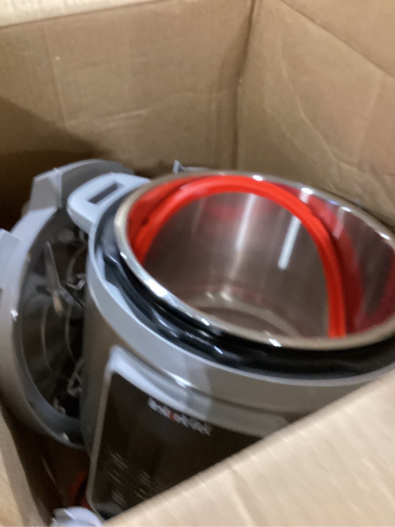 Condition photo showing Good Condition for Instant Pot, 6-Quart Whisper Quiet 9-in-1 Electric Pressure Cooker, Slow Rice Steamer, Sauté, Yogurt Maker, Warmer & Sterilizer, Free App with 800+ Recipes, Stainless Steel 6 Quarts