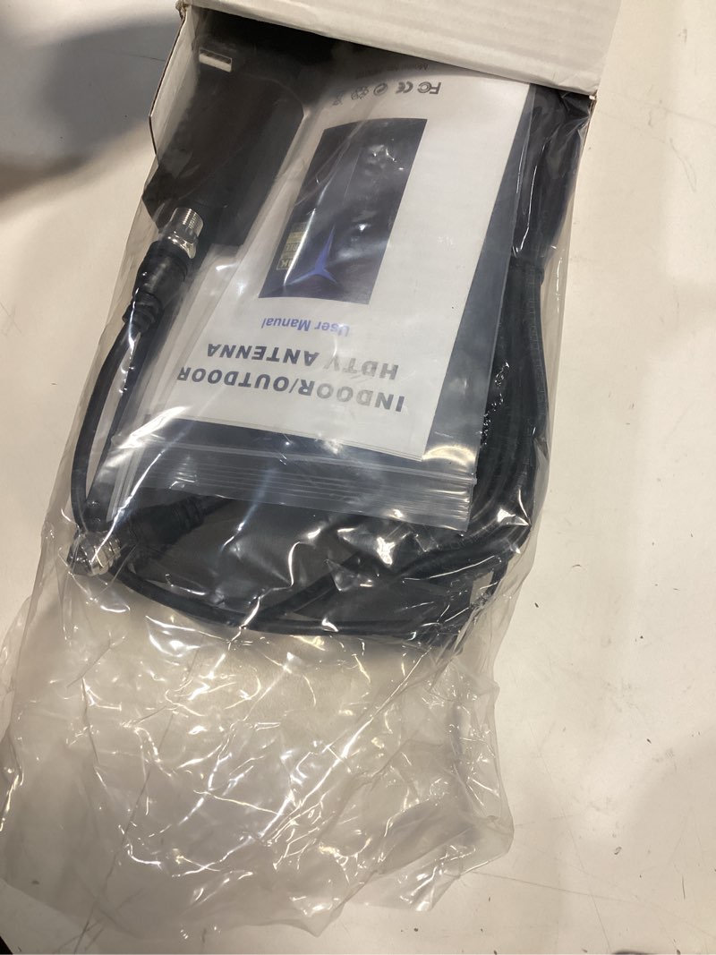 Condition photo showing Good Condition for 2026 Upgraded TV Antenna Indoor Outdoor, 3200+ Miles Long Range for Local Channels, HDTV Antenna with Inline Amplifier for Smart TV - Clear Reception for 8K 4K 1080P, 26ft Cable Black Medium