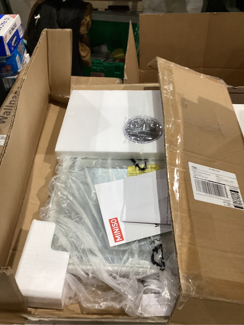 Condition photo showing New/Like New for MINISO Vanity Mirror with Lights-14" x 18" Arched Makeup Mirror with 3 Color Lights, Adjustable Brightness, 10X Magnification 14"L x 18"W