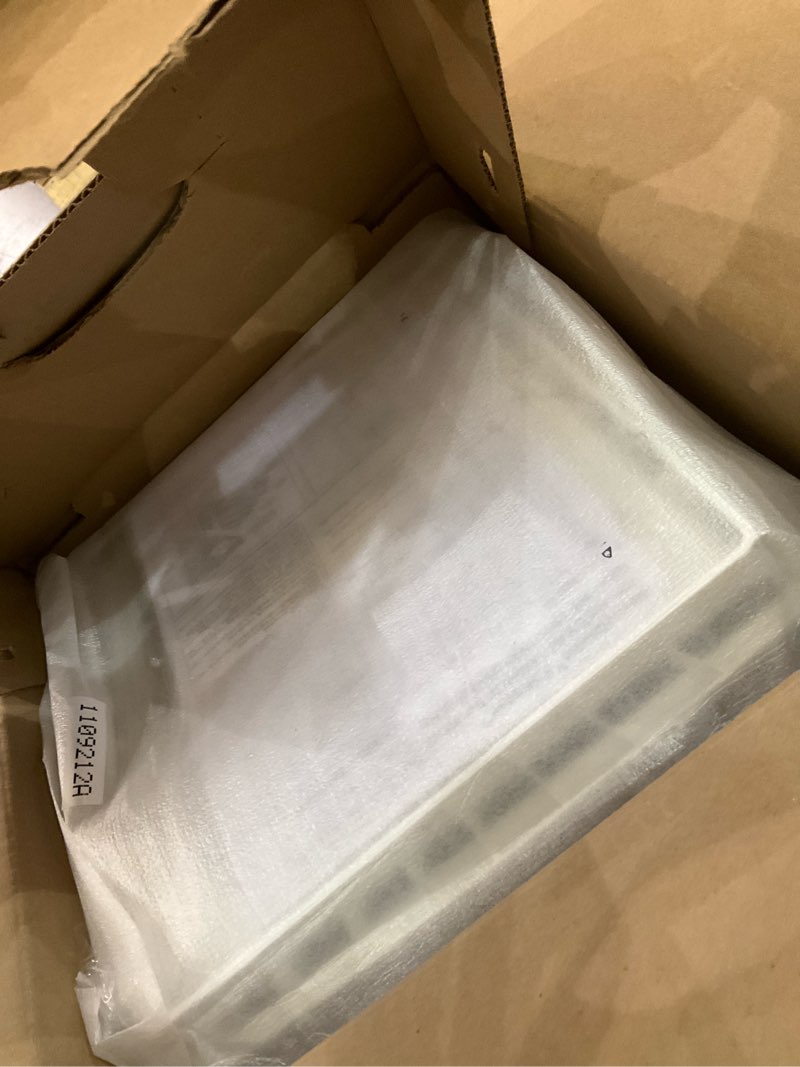 Condition photo showing As Is for broan chroma comfort 1.5-sone 110-cfm white decorative lighted bluetooth compatibility bathroom fan