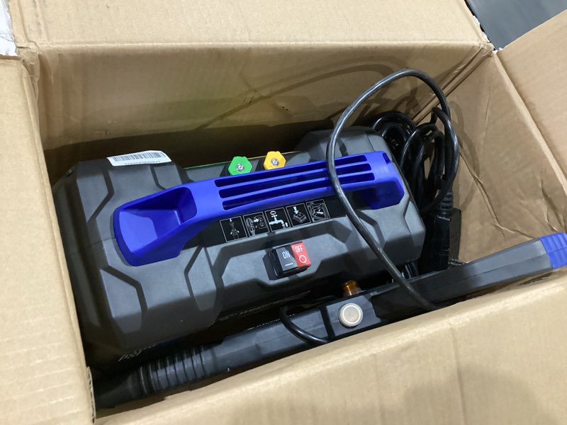 Condition photo showing Good Condition for westinghouse epx3100v electric pressure washer, 2100 max psi 1.76 max gpm, built-in carry handle, detachable foam cannon, pro-style steel wand, 3-nozzle set, for cars/fences/driveways/home/patios 2100 max psi - handheld