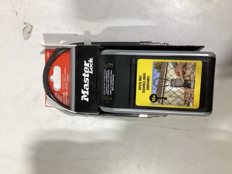 Condition photo showing New/Like New for Master Lock Doorknob Combination Dials Lock Box