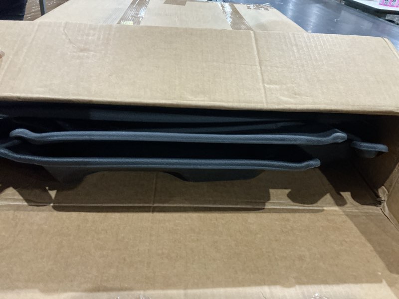 Condition photo showing Good Condition for floor mats cargo mat for 2021-2025 jeep grand cherokee l captain chair(only for 6-seater w/o 2nd row armrest), all weather tpe trunk cargo liner car accessories floor mats set