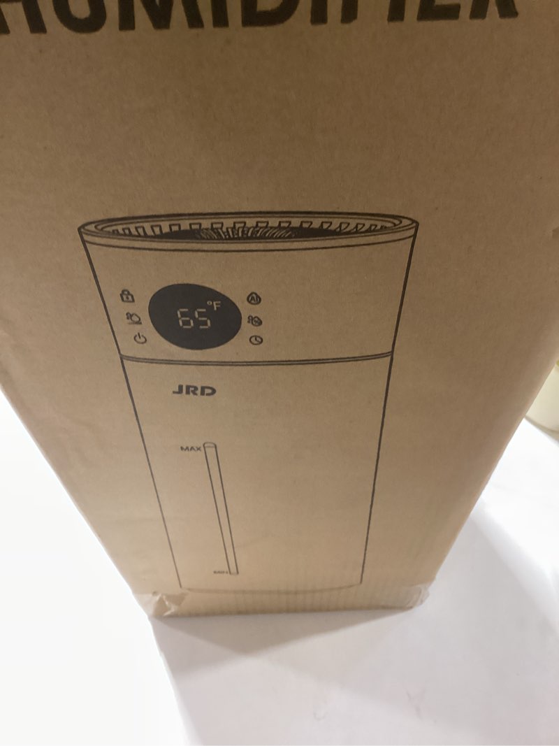Condition photo showing New/Like New for jrd 8l/ 2.1gal smart humidifier large room, ultrasonic cool mist for bedroom, quiet humidifier with remote control, 10 mist modes, 24h timer, ai mode, night light, top fill for baby home office plants