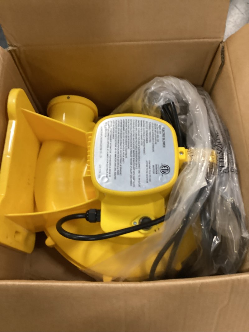 Condition photo showing Good Condition for premium inflatable bounce house blower - 580 watts