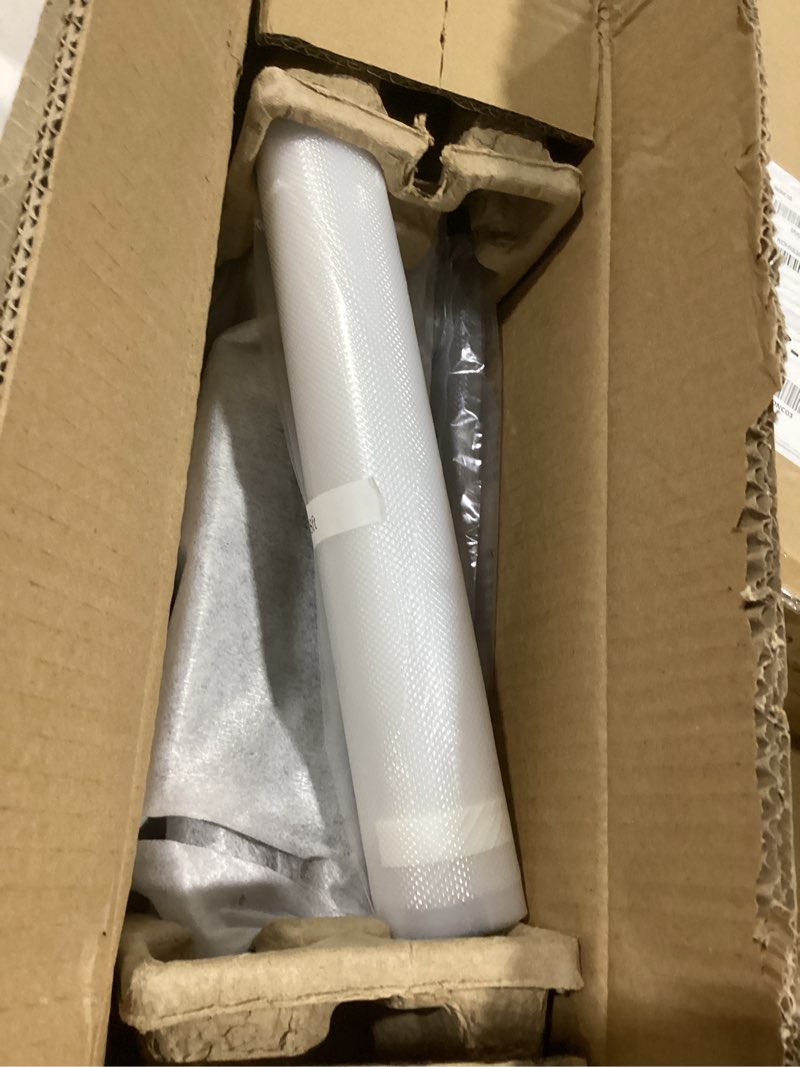 Condition photo showing Good Condition for FoodSaver PowerVac Compact Vacuum Sealing Machine Stainless Steel & Black Vertical Storage VS0150 | Preserves freshness reduces bag waste for both dry and wet food