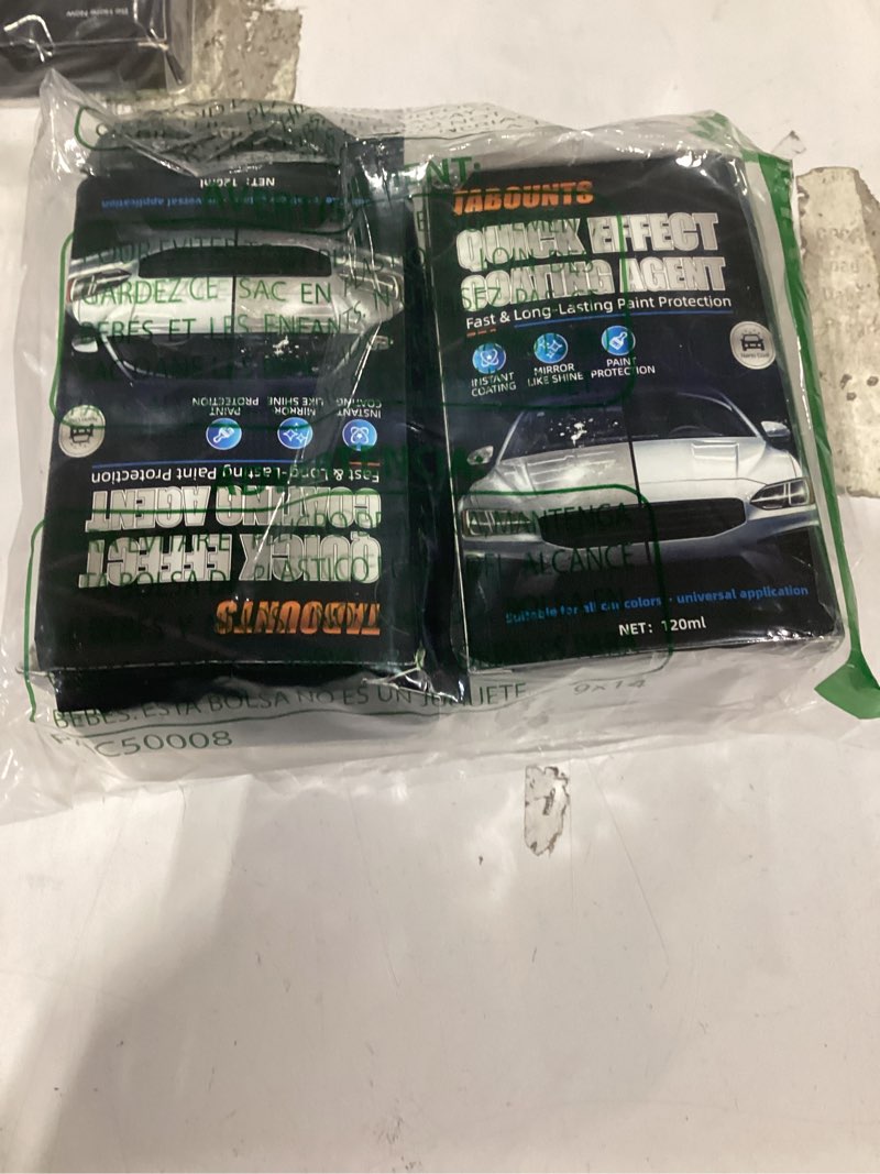 Condition photo showing New/Like New for 2 pack quick effect coating agent for car - 2026 upgrade car coating spray, scratch repair, oil film removal,helps refresh exterior gloss & reduce surface buildup black