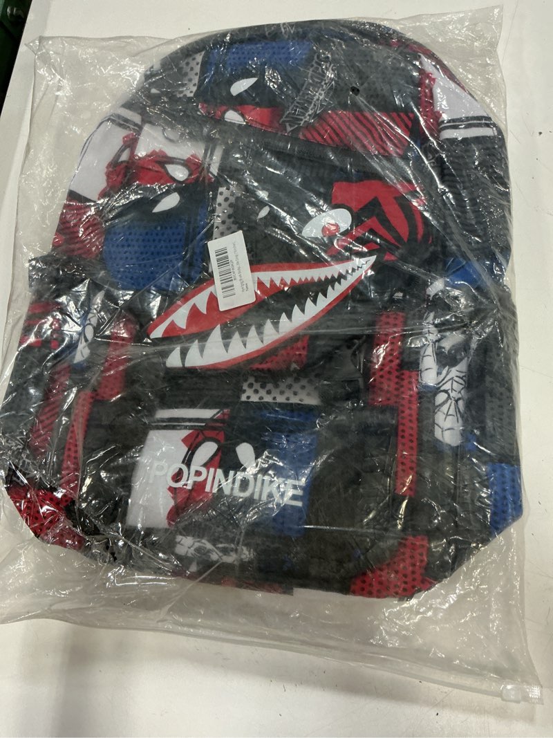 Condition photo showing New/Like New for shark backpacks for teen laptop backpack for school waterproof travel backpack with adjustable strap (16inches)
