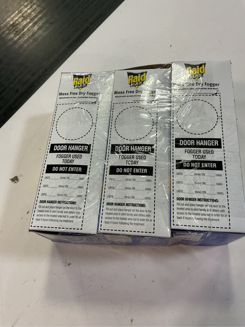 Condition photo showing Good Condition for (3 pack ) raid insect killer fog 1.27 oz
