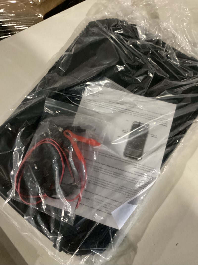 Condition photo showing New/Like New for suner power 20w 12v solar battery trickle charger & maintainer pro, built-in intelligent mppt controller, waterproof 12 volt 20 watt solar panel charging kits for car marine rv trailer boat automotive