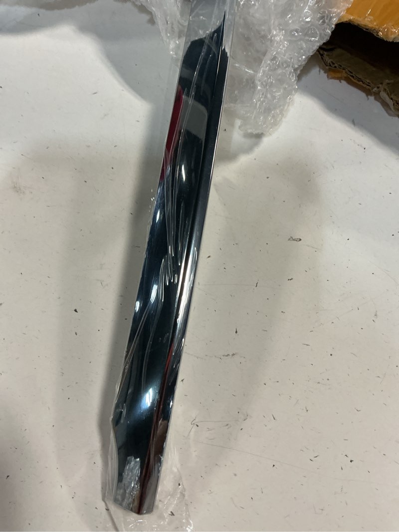 Condition photo showing Good Condition for 3pcs front left right and center bumper trim molding chrome for mazda cx-9 2016-2023