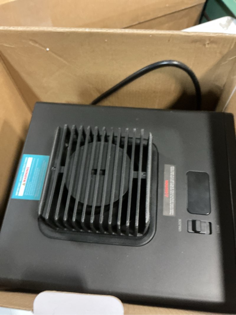 Condition photo showing As Is for 3L Stainless Steel Warm Mist Humidifier with Easy Clean and Warm Steam Function, Healthy Air Mist Humidifiers for Bedroom Living Room, with Sleep Mode and Auto-off Setting