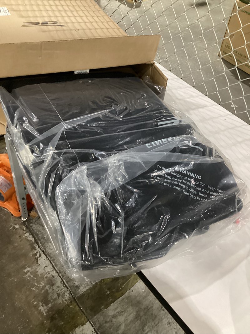 3D MAXpider Custom Fit Kagu Floor Mat (Black) Compatible with Jeep Grand Cherokee L (WL) 6-Seat w/o 