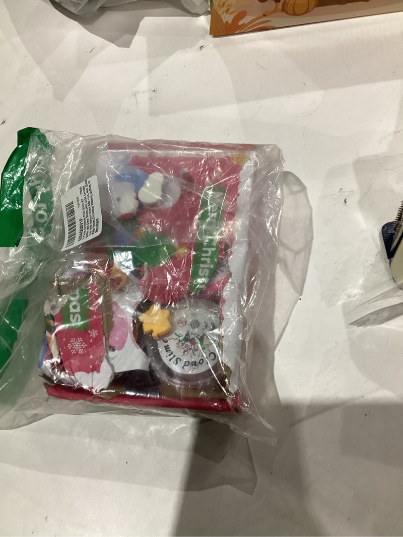 Condition photo showing New/Like New for 6 Pack Christmas Peachybby - Slime Kit - Cloud, Butter and Clear Slime,Jelly Cube Crunchy Toys with Various Slime Add-ins, Non Sticky Party Favors,Christmas Stocking Stuffers for Kids 6 Pack Christmas Slime