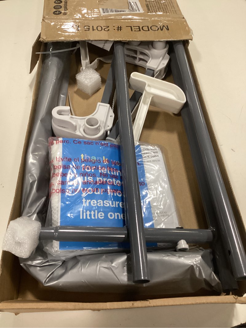 Condition photo showing New/Like New for Regalo Swing Down Crib Rail, with Reinforced Anchor Safety System