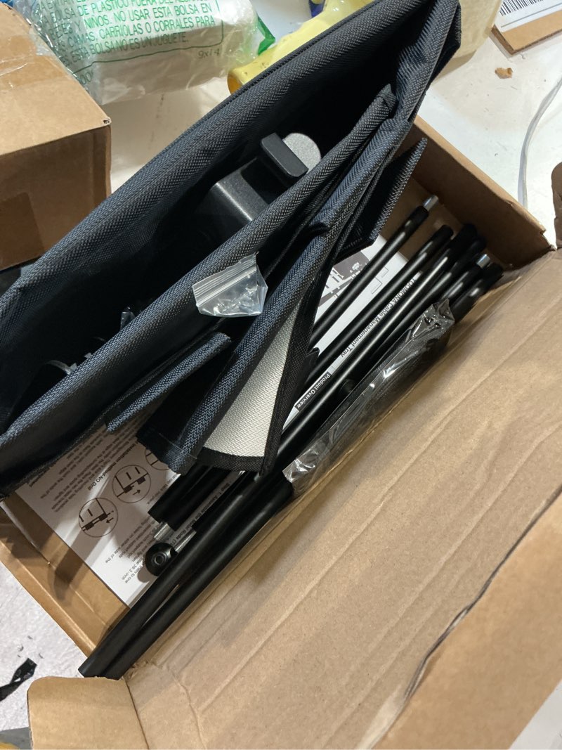 Condition photo showing Good Condition for no drill thickened under desk cable management tray,38.5in,black | upgraded double-layer extra thick standing desk wire management,cord organizer with clamp/screw mount,for office,home