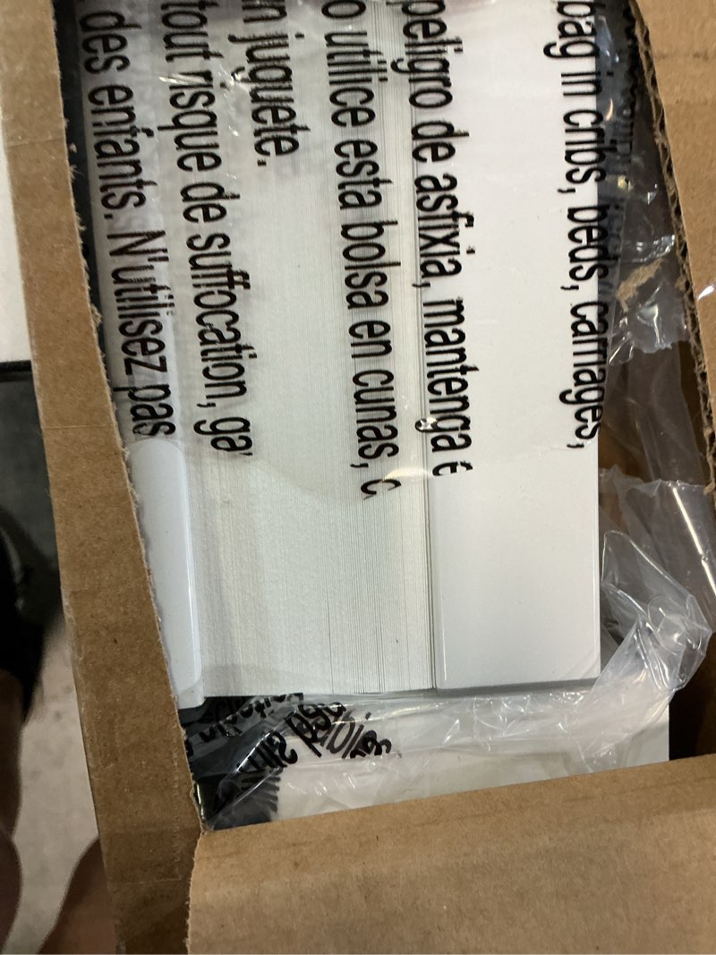 Condition photo showing Good Condition for lazblinds cordless cellular shades for french doors, no drill french door blinds for privacy, light filtering honeycomb shades for front door patio sliding glass door, 1 pack, 22" w x 78" h, white white-light filtering 22"w x 78"h