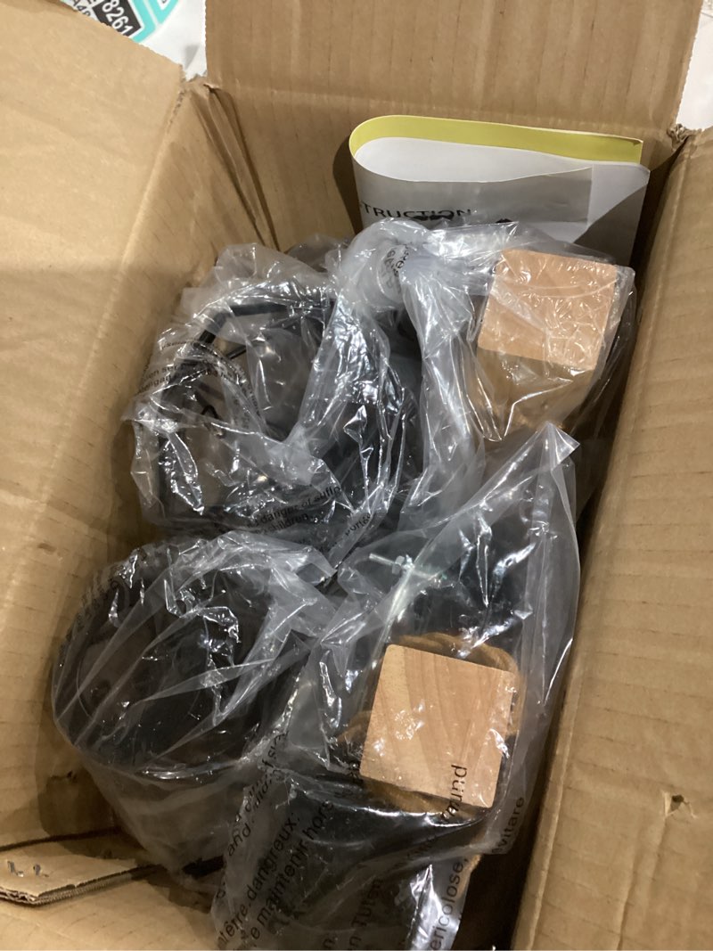 Condition photo showing New/Like New for Farmhouse Wood Wall Sconces with Plug in Cord, Black Wall Sconces Set of Two, Wall Lamps that Plug into Wall Outlet, Vintage Sconce Lighting Wall Decor for Bedroom Living Room, with 5.58FT Cord Brown