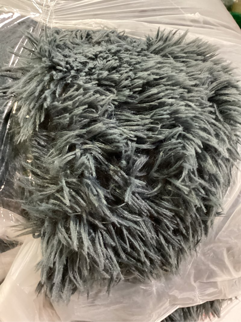 Condition photo showing Good Condition for Himax Dog Beds for Large Dogs, Comfort Dogs Bed with Blanket Attached, Calming Anti-Anxiety Fluffy Dog Bed Washable (20"/26"/35") Pink 35.0"L x 35.0"W x 10.0"Th Pink