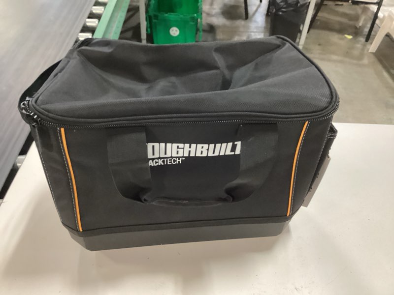 Condition photo showing New/Like New for toughbuilt stacktech black polyester 11-in zippered tool bag