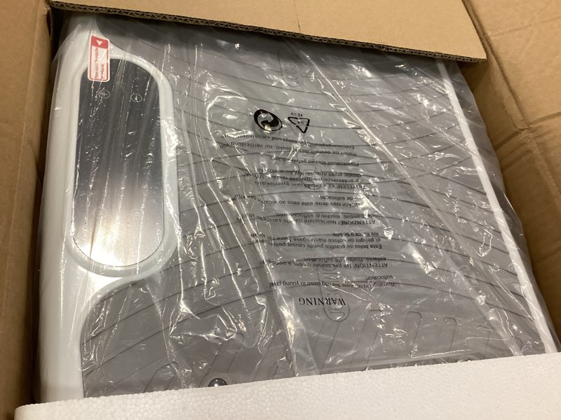 Condition photo showing Good Condition for vibration plate exercise machine, vibration plate platform for lymphatic drainage, 200 adjustable speeds power shaping vibrating plate helps weight loss, shaping, max weight 450 lbs white