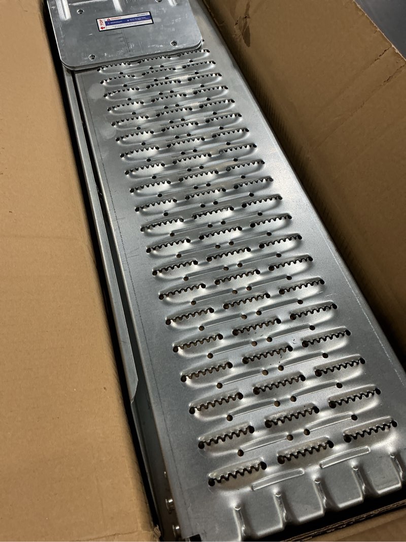 Condition photo showing New/Like New for bejoni 74" folding truck ramps, 880 lbs capacity steel loading ramps for pickup trucks, foldable ramp for lawn mower, motorcycle, dirt bike, atv, utv, trailer, 2-pack 74'' l-usable height: under 20.8''